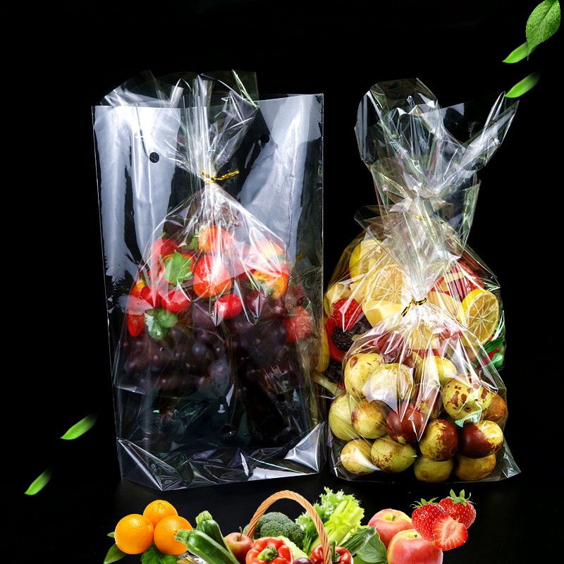 水果包装袋opp透明塑料一次性24*34cm食品果蔬透气水果保鲜塑料袋